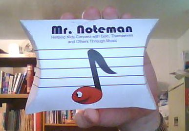 Mr. Noteman Pillow Box
